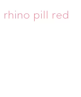 rhino pill red