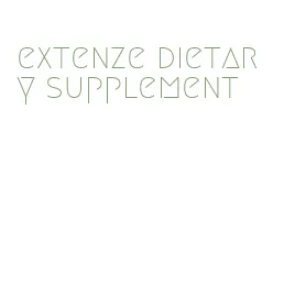 extenze dietary supplement
