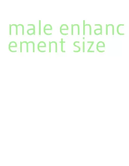 male enhancement size